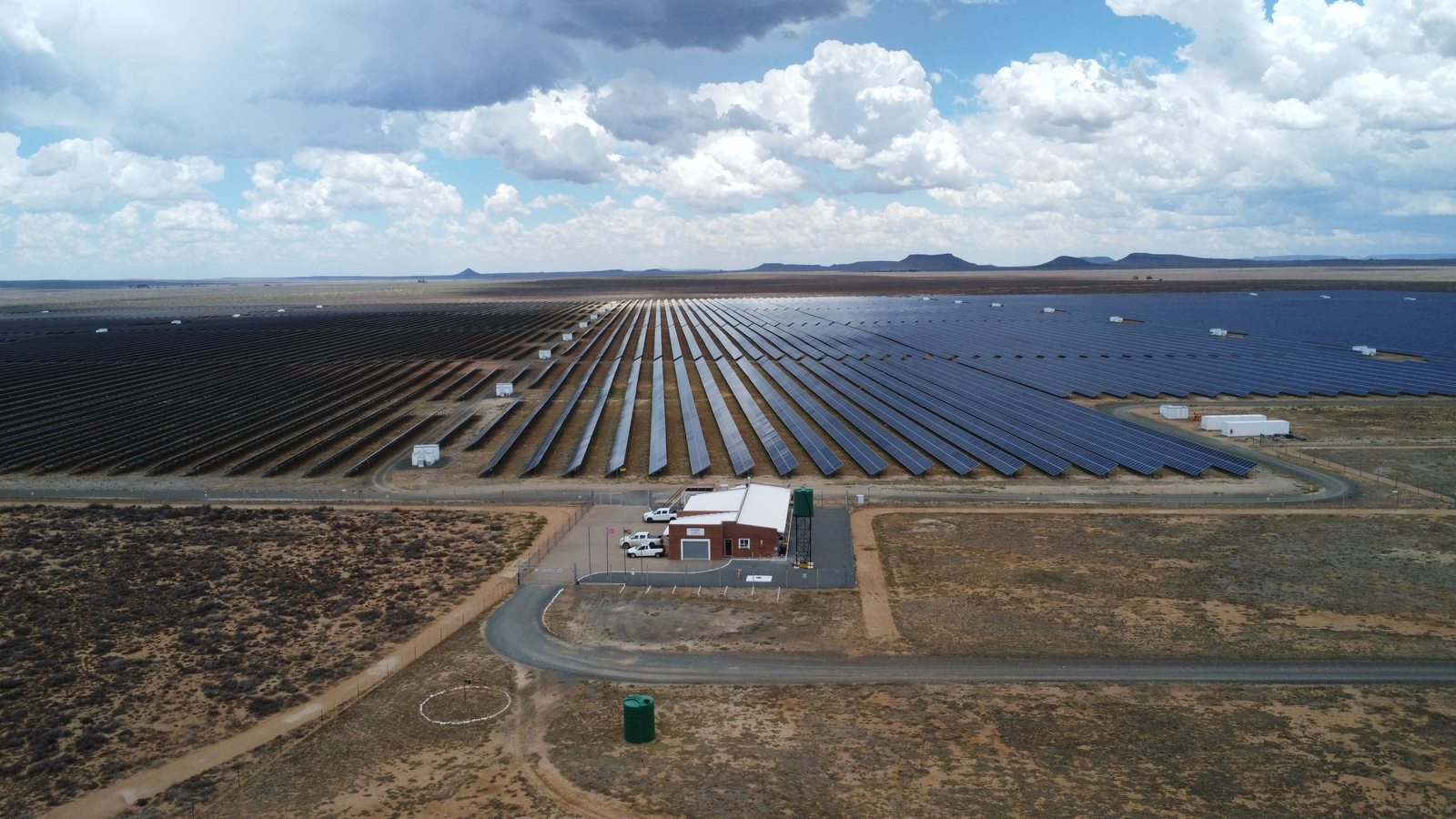Aerial drone surveillance over a protected site